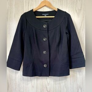 Banana Republic Black Swing Blazer Jacket Size L LNC